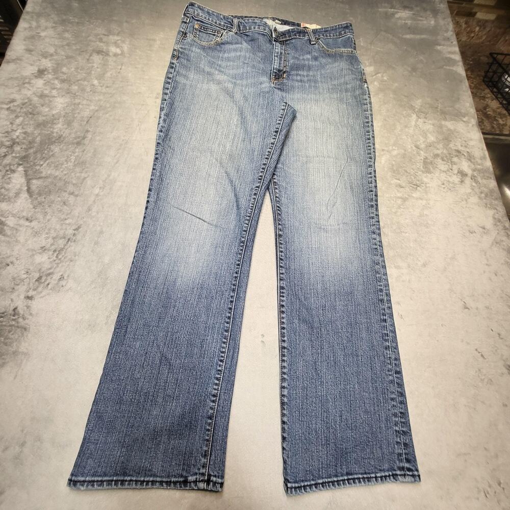 Gap 1969 Jeans Womens 16R Blue Straight Light Wash 5-Pocket
